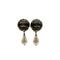 CHANEL VINTAGE EARRINGS COCOMARK SWING FAUX PEARL ACCESSORY 96C 90308340 - PURPOSE
