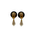 CHANEL VINTAGE EARRINGS COCOMARK SWING FAUX PEARL ACCESSORY 96C 90308340 - PURPOSE