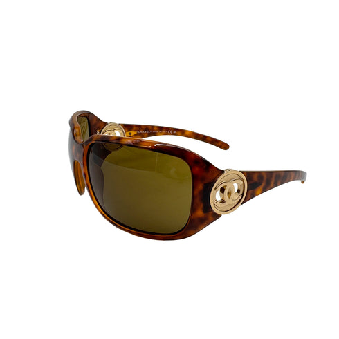 CHANEL SUNGLASSES COCOMARK BROWN EYEWEAR 90308350