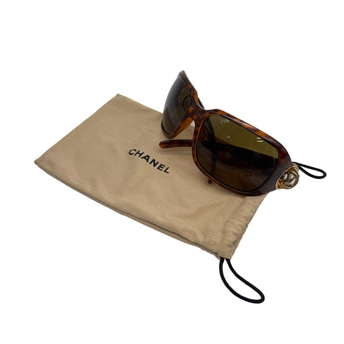 CHANEL SUNGLASSES COCOMARK BROWN EYEWEAR 90308350