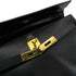 HERMES KELLY 35 RETOURNE BLACK BOXCALF HAND SHOULDER BAG 1998 SQUARE B GOLD HARDWARE 90308351 - PURPOSE