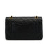 CHANEL VINTAGE CLASSIC FLAP MEDIUM CHAIN SHOULDER BAG BLACK LAMB SKIN 90308356 - PURPOSE