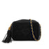CHANEL VINTAGE COCOMARK MATELASSE CHAIN SHOULDER BAG BLACK FRINGE SUEDE 90308359 - PURPOSE
