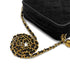 CHANEL VINTAGE COCOMARK MATELASSE CHAIN SHOULDER BAG BLACK FRINGE SUEDE 90308359 - PURPOSE