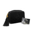 CHANEL VINTAGE COCOMARK MATELASSE CHAIN SHOULDER BAG BLACK FRINGE SUEDE 90308359 - PURPOSE