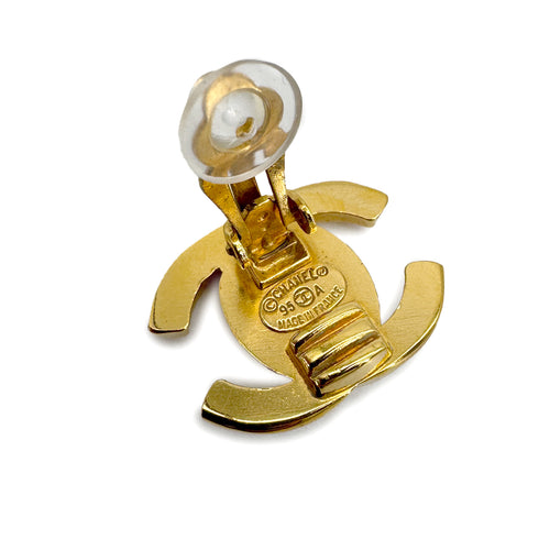 CHANEL VINTAGE EARRINGS TURN LOCK ACCESSORY 95A 90308360 - PURPOSE