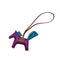 HERMES BAG CHARM RODEO PM ANEMONE BLUE IZMIR FAUVE AGNEAU MILO 90308367 - PURPOSE