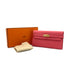 HERMES KELLY WALLET LONG ROSE LIPSTICK CHEVRE 2016 X GOLD HARDWARE 90308369 - PURPOSE