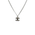 CHANEL NECKLACE COCOMARK RHINESTONE SILVER ACCESSORY 02C 90308371 - PURPOSE