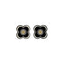 CHANEL EARRINGS COCOMARK CAMELLIA BLACK WHITE ACCESSORY 02P 90308372 - PURPOSE