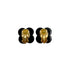 CHANEL EARRINGS COCOMARK CAMELLIA BLACK WHITE ACCESSORY 02P 90308372 - PURPOSE
