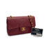 CHANEL VINTAGE CLASSIC FLAP SMALL CHAIN SHOULDER BAG RED LAMB SKIN 90308373 - PURPOSE
