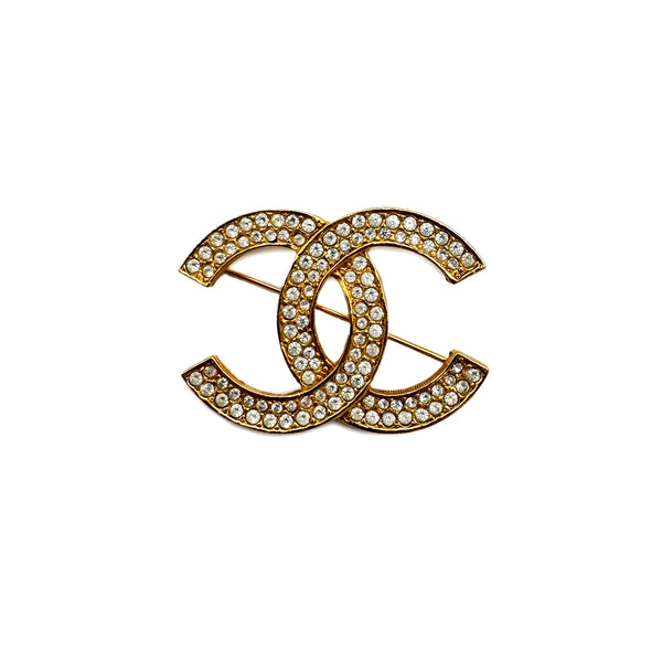 CHANEL VINTAGE COCOMARK BROOCH RHINESTONE ACCESSORY 90308377 - PURPOSE