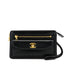 CHANEL VINTAGE TURN LOCK CLUTCH BAG BLACK LAMB SKIN 90308378 - PURPOSE