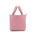 HERMES PICOTIN LOCK PM ROSE SAKURA TAURILLON CLEMENCE HAND BAG B PALLADIUM HARDWARE 90308380
