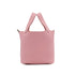HERMES PICOTIN LOCK PM ROSE SAKURA TAURILLON CLEMENCE HAND BAG B PALLADIUM HARDWARE 90308380