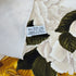 CHANEL VINTAGE COCOMARK CAMELLIA SCARF BEIGE WHITE SILK 90308383