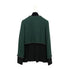 CHANEL COCO GRIPIX BUTTON TWEED LAYERED JACKET 2011 AW RUNWAY GREEN BLACK 38 P42 RTW 90308386 - PURPOSE
