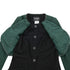 CHANEL COCO GRIPIX BUTTON TWEED LAYERED JACKET 2011 AW RUNWAY GREEN BLACK 38 P42 RTW 90308386 - PURPOSE