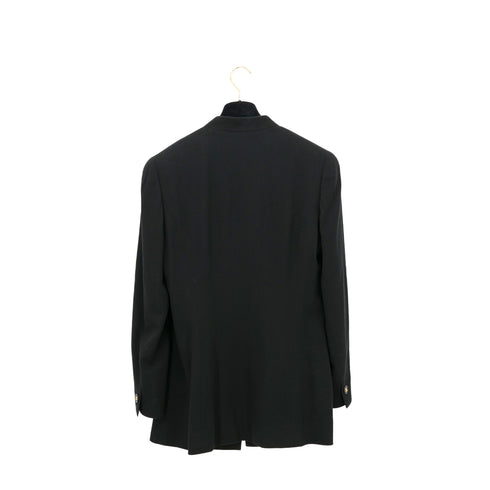 CHANEL VINTAGE COCO BUTTON JACKET BLACK WOOL 44 97P RTW 90308387 - PURPOSE