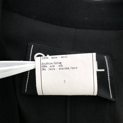CHANEL VINTAGE COCO BUTTON JACKET BLACK WOOL 44 97P RTW 90308387 - PURPOSE