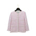 CHANEL COCO BUTTON TWEED JACKET CRUISE COLLECTION 2023 23C PINK WHITE 44 P73 RTW 90308388 - PURPOSE