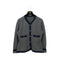 CHANEL COCO BUTTON KNIT CARDIGAN GRAY NAVY CASHMERE 38 P59 RTW 90308389 - PURPOSE
