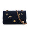 CHANEL PARIS HAMBURG COLLECTION CHAIN SHOULDER BAG NAVY CANVAS 90308960 - PURPOSE