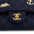 CHANEL PARIS HAMBURG COLLECTION CHAIN SHOULDER BAG NAVY CANVAS 90308960 - PURPOSE