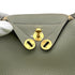 HERMES LINDY MINI SAUGE TAURILLON CLEMENCE SHOULDER BAG B GOLD HARDWARE 90308962 - PURPOSE