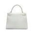 HERMES KELLY 28 SELLIER WHITE VEAU EPSOM HAND SHOULDER BAG 2007 SQUARE K PALLADIUM HARDWARE 90308966 - PURPOSE