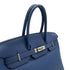 HERMES BIRKIN 35 BLUE BRIGHTON TAURILLON CLEMENCE HAND BAG □L PALLADIUM HARDWARE 90308967 - PURPOSE