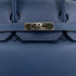 HERMES BIRKIN 35 BLUE BRIGHTON TAURILLON CLEMENCE HAND BAG □L PALLADIUM HARDWARE 90308967 - PURPOSE
