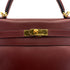 HERMES KELLY 32 RETOURNE ROUGE H COUCHEVEL HAND BAG 2000 SQUARE D GOLD HARDWARE 90308968 - PURPOSE