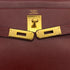 HERMES KELLY 32 RETOURNE ROUGE H COUCHEVEL HAND BAG 2000 SQUARE D GOLD HARDWARE 90308968 - PURPOSE