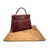 HERMES KELLY 32 RETOURNE ROUGE H COUCHEVEL HAND BAG 2000 SQUARE D GOLD HARDWARE 90308968 - PURPOSE