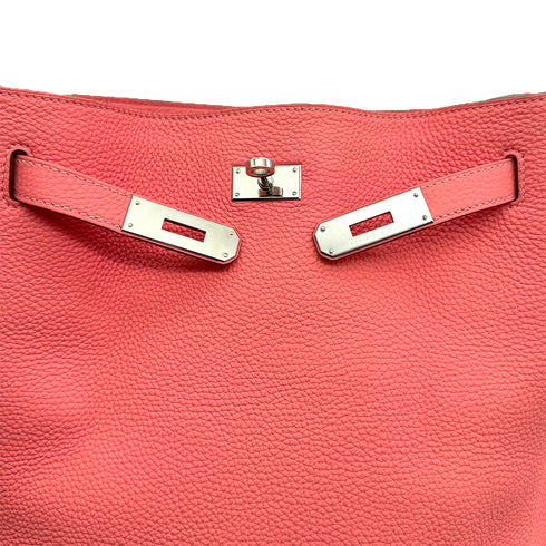HERMES SO KELLY 26 ROSE LIPSTICK TAURILLON CLEMENCE SHOULDER BAG 2013 SQUARE Q PALLADIUM HARDWARE 90308972 - PURPOSE