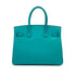 HERMES BIRKIN 30 BLUE PAON VEAU EPSOM HAND BAG □P PALLADIUM HARDWARE 90308974 - PURPOSE