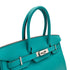 HERMES BIRKIN 30 BLUE PAON VEAU EPSOM HAND BAG □P PALLADIUM HARDWARE 90308974 - PURPOSE