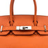 HERMES BIRKIN 30 ORANGE TOGO HAND BAG □N PALLADIUM HARDWARE 90308975 - PURPOSE
