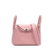 HERMES LINDY MINI ROSE SAKURA VEAU SWIFT SHOULDER BAG Z PALLADIUM HARDWARE 90308976 - PURPOSE