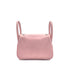 HERMES LINDY MINI ROSE SAKURA VEAU SWIFT SHOULDER BAG Z PALLADIUM HARDWARE 90308976 - PURPOSE