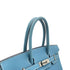 HERMES BIRKIN 30 BLUE JEAN EPSOM HAND BAG □L PALLADIUM HARDWARE 90308977 - PURPOSE