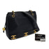 CHANEL VINTAGE TRIPLE COCO CHAIN TOTE BAG BLACK CAVIAR SKIN 90308978 - PURPOSE