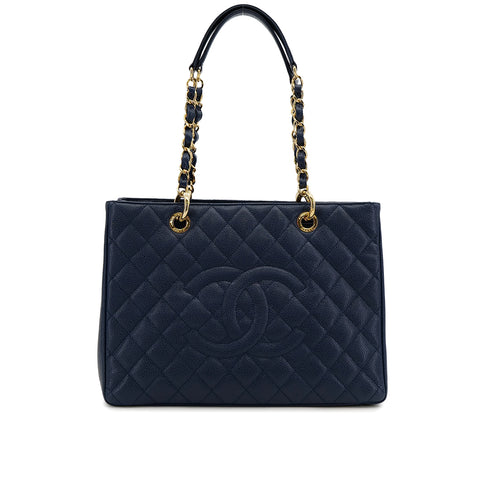 CHANEL GST COCOMARK CHAIN TOTE BAG NAVY CAVIAR SKIN 90308979 - PURPOSE
