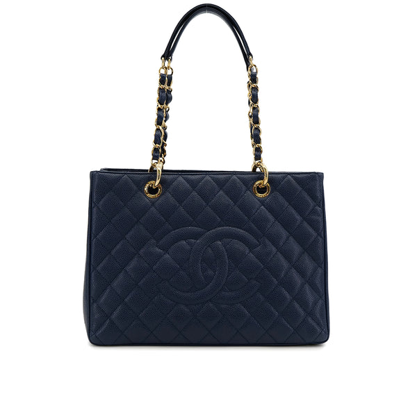 CHANEL GST COCOMARK CHAIN TOTE BAG NAVY CAVIAR SKIN 90308979 - PURPOSE