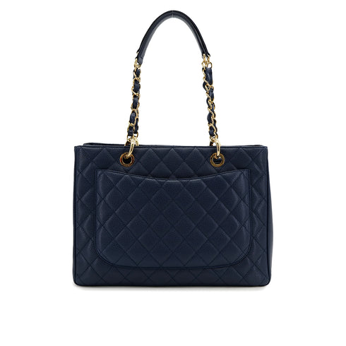 CHANEL GST COCOMARK CHAIN TOTE BAG NAVY CAVIAR SKIN 90308979 - PURPOSE