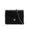 CHANEL VINTAGE MATELASSE CHAIN SHOULDER BAG BLACK LAMB SKIN 90308980 - PURPOSE