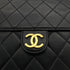 CHANEL VINTAGE MATELASSE CHAIN SHOULDER BAG BLACK LAMB SKIN 90308980 - PURPOSE