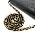 CHANEL VINTAGE MATELASSE CHAIN SHOULDER BAG BLACK LAMB SKIN 90308980 - PURPOSE